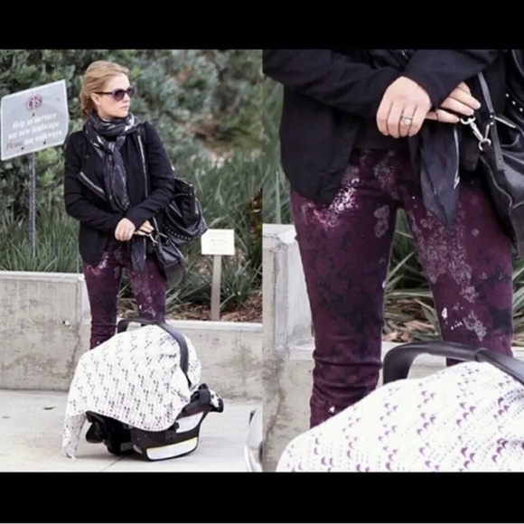 Rag and bone tie dye skinny jeans leggings like new - Picture 2 of 3